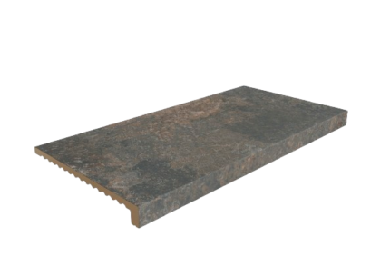 Nez de marche Pietro dark black river stone