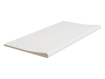 Margelle ronde Iconic white concrete